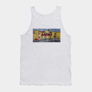 Watercolor Sketch - Mansion House from the Back. Essex, United Kingdom Tank Top